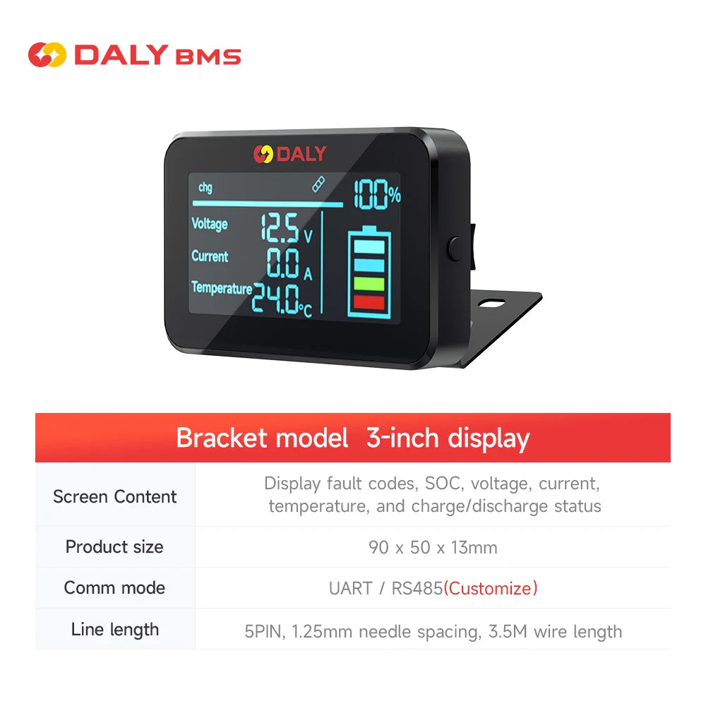 Daly BMS Accessories Bluetooth WIFI Module LCD Screen Cable Inverter Communication Board DalyBMS New Version