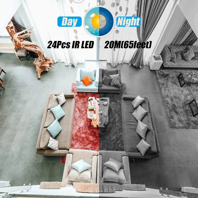 8MP 4K IP66 Waterproof Bullet Outdoor POE Camera, IP Surveillance Camera Security Night CCTV System Cam by MVEnergo