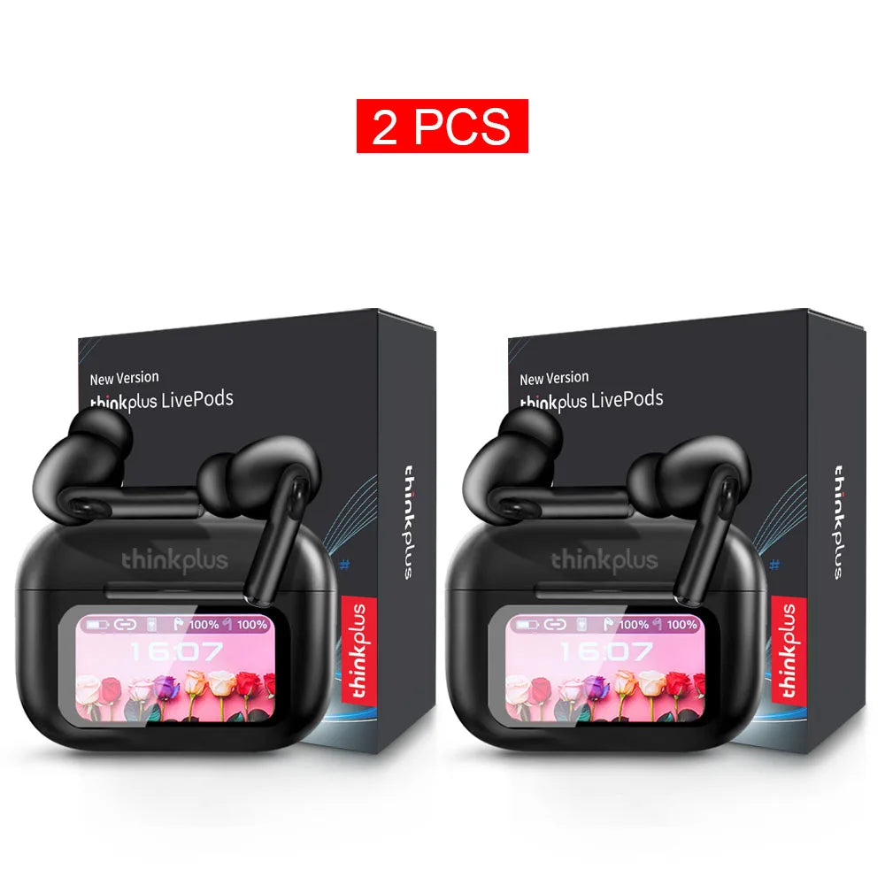Original Thinkplus TWS Wireless Bluetooth Earphones Noise Canceling Headsets Full Color Touch Screen Headphones Hi-Fi Earbuds by MVEnergo