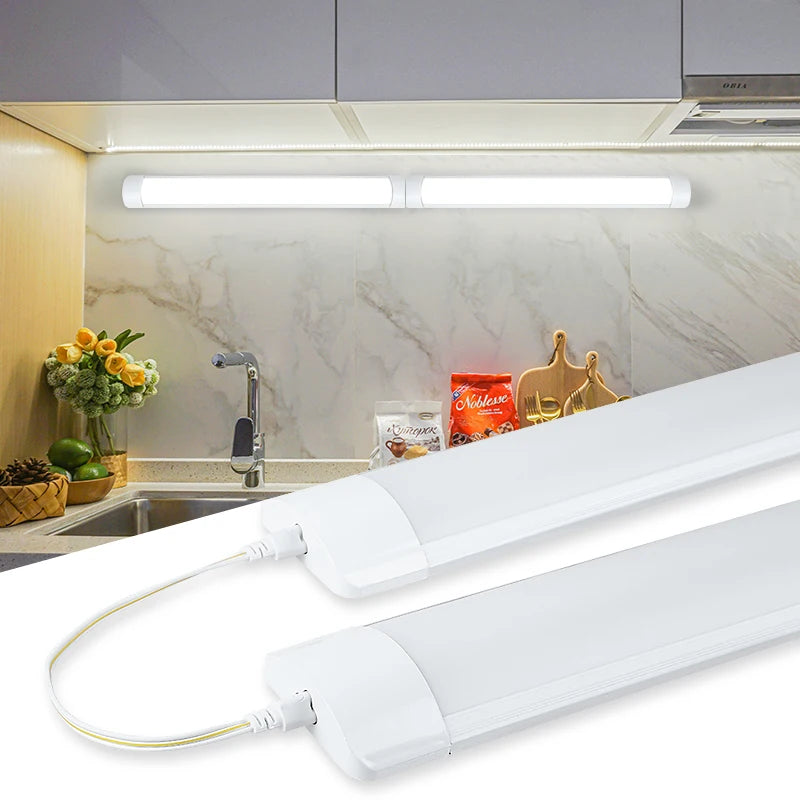 led Lights Kitchen under cabinet Lamp A85-220V 10w 20w super bright Led Tube With 1.8m switch line For Home Bedroom Indoor Lamps by MVEnergo