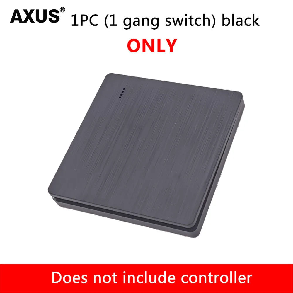 1 2 3 Channel Button 86 Type Wall Panel RF 433Mhz Remote Controller for RF433 Smart Switch RF433 for Home Led Light Lamp Fan