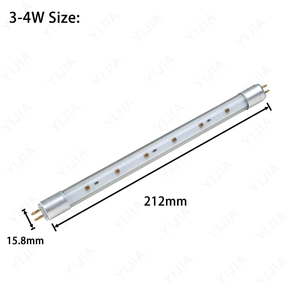 High Quality T5 Deep UV LED Ultraviolet Tube Lamps 270nm 280nm UVC with UVA 12V 24V For Purification Disinfection Sterilization by MVEnergo
