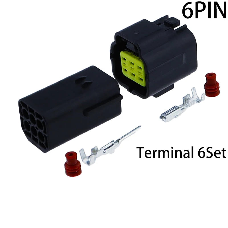 1 2 3 4 6 8 10 12 16 Pin Denso Auto Waterproof Wire Connector Electrical Plug Car Sealed Truck Harness Socket With Terminal