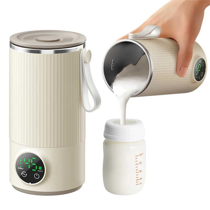 B89B-Portable Bottle Warmer Portable Bottle Warmer For Travel Mixer For Breastmilk & Formula by MVEnergo