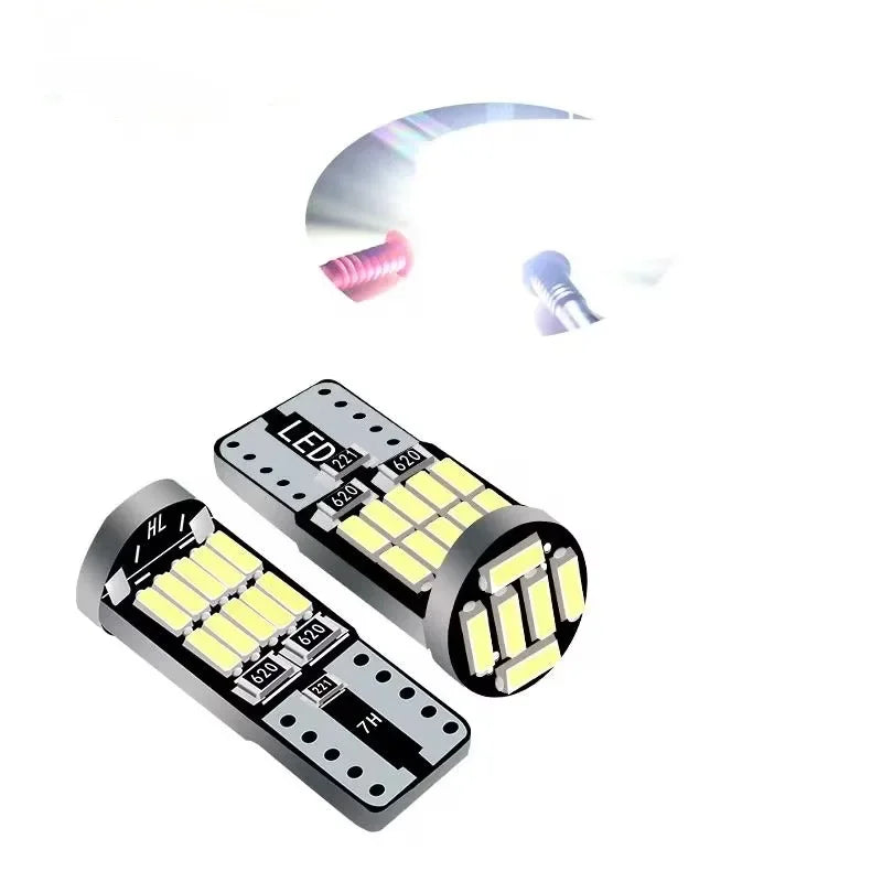 2/4/10X T10 W5W LED Bulb CANBUS No Error 12V 4014-26SMD 400LM 6500K Super Bright White Car Interior Dome Door Maps Trunk Lights