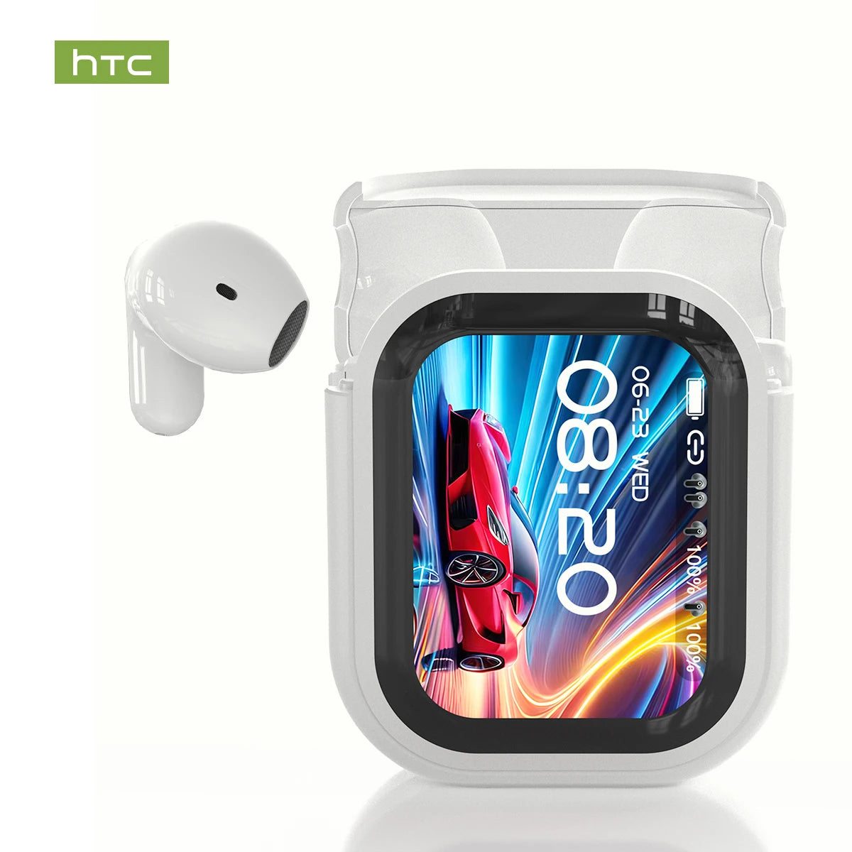 Translator HTC NE20 New Bluetooth 6.0 Wireless Headphones Translation Earphones IPX4 Waterproof Rating Long Battery Life by MVEnergo