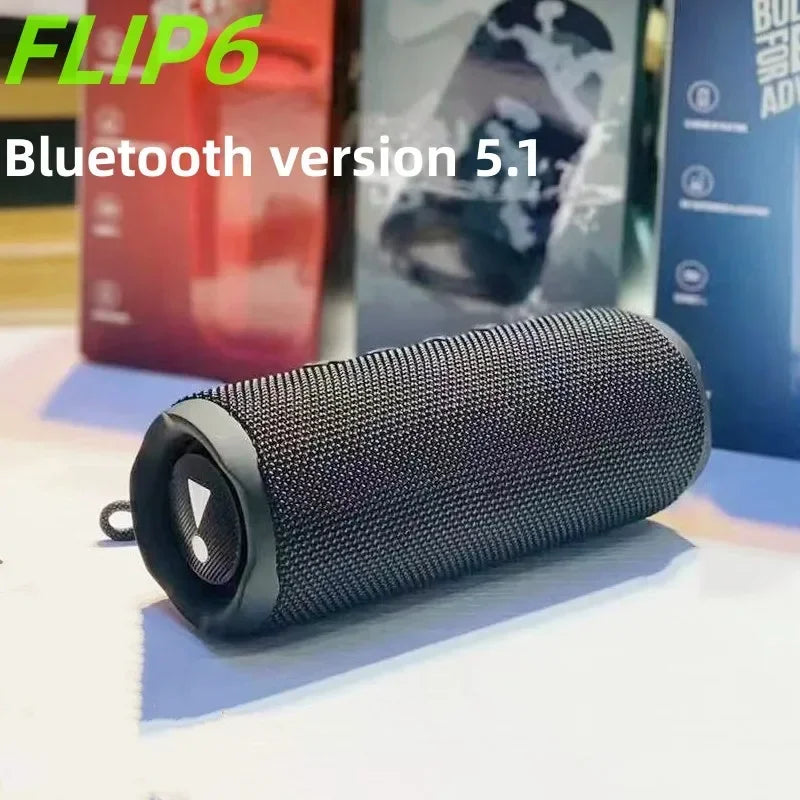New Flip6 Bluetooth Audio Multi-FunctionTWS Audio Caixa De Som Outdoor Portable Subwoofer Wireless Home Theater Dual Speaker by MVEnergo