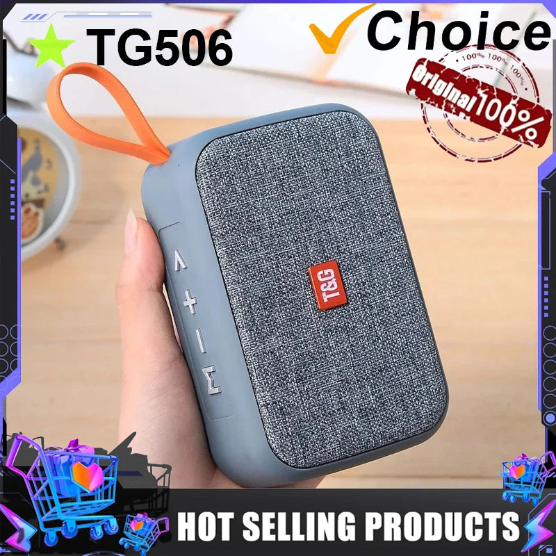 T&G Speaker TG506 Portable Mini Wireless Soundbar Bluetooth Outdoor Indoor HIFI Loudspeaker Support TF Card FM Radio Waterproof by MVEnergo