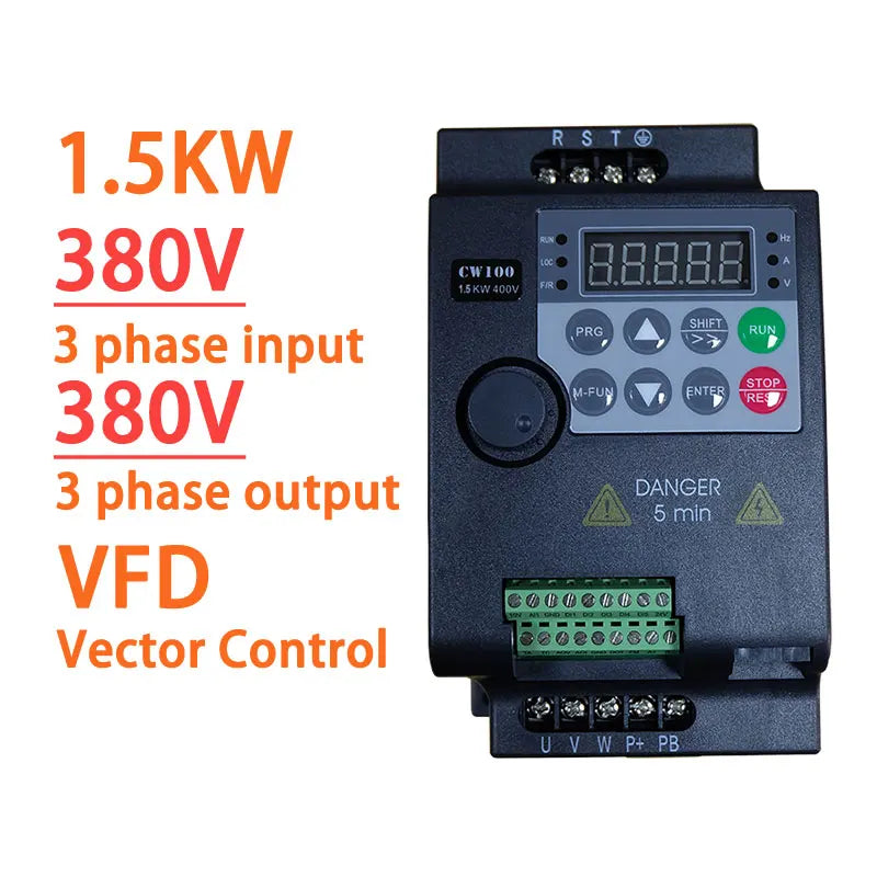 380V Or 220V Economical VFD Variable Frequency Drive Converter Inverter 0.75/1.5/2.2/3.7/4/5.5/7.5/11 KW Motor Speed Controller by MVEnergo