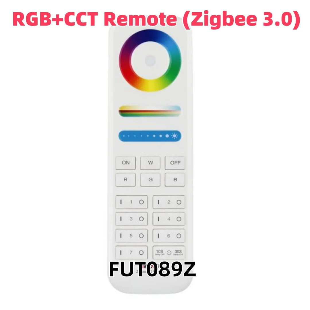 NEW FUT088/92/89/89S/89Z/86 FUT100 C4/5 Y3 PUSH1/2 S2W+2.4G RF Wireless Hand Panel Remote for Miboxer RGBCCT LED Controller Lamp