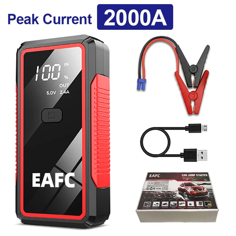 Power Bank 2000A/600A 12V Car Battery Jump Starter Portable Charger Petrol Diesel Auto Starting Device Booster Emergency Starter by MVEnergo