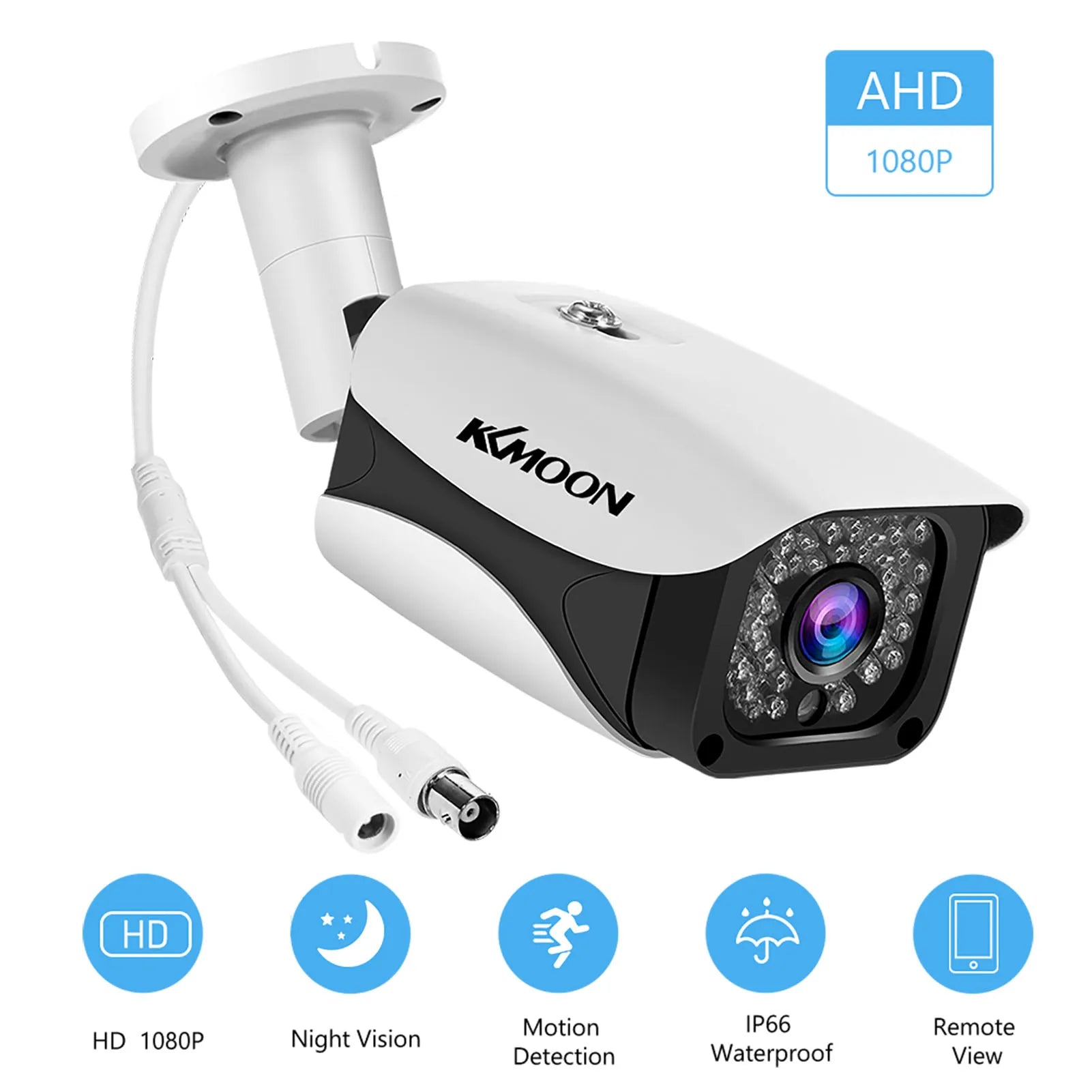 2MP 1080P Full High Definition Security Camera Outdoor/Indoor Infrared Night Vision Weatherproof Surveillance CCTV Bullet Camera by MVEnergo