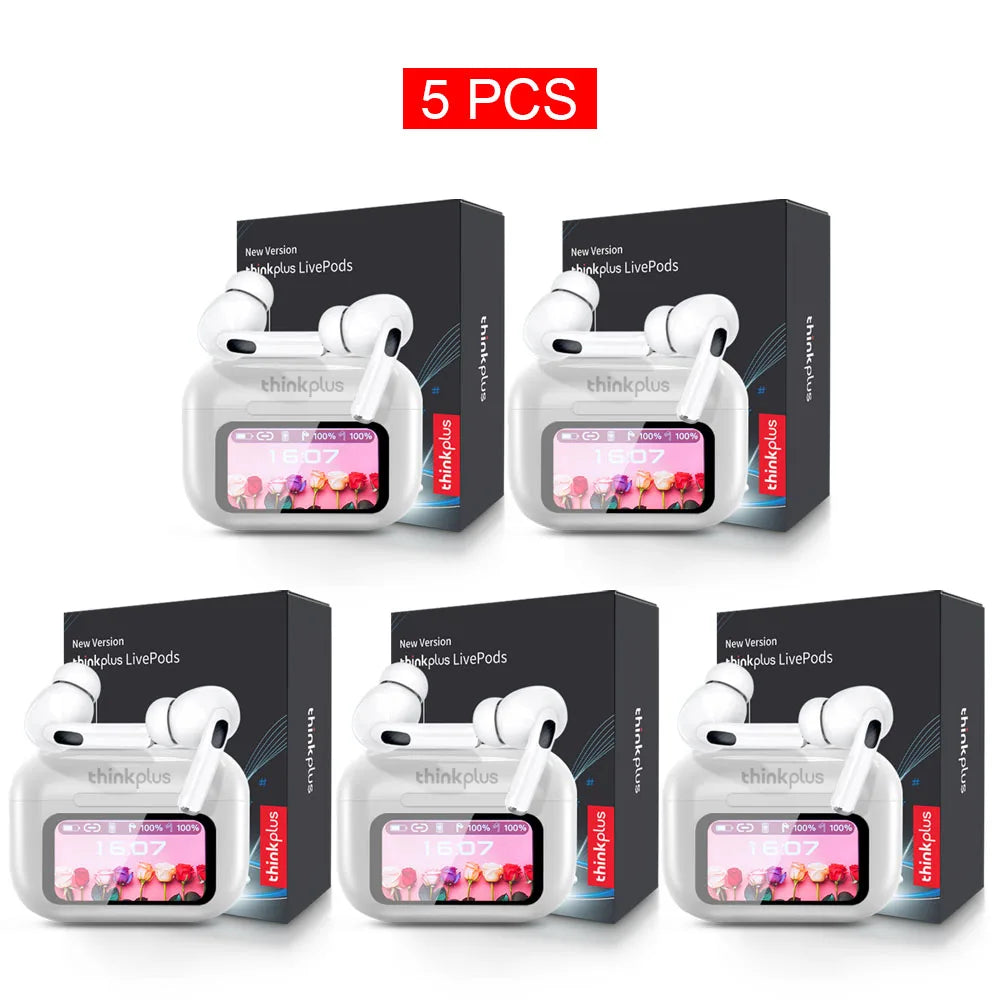 Original Thinkplus TWS Wireless Bluetooth Earphones Noise Canceling Headsets Full Color Touch Screen Headphones Hi-Fi Earbuds by MVEnergo