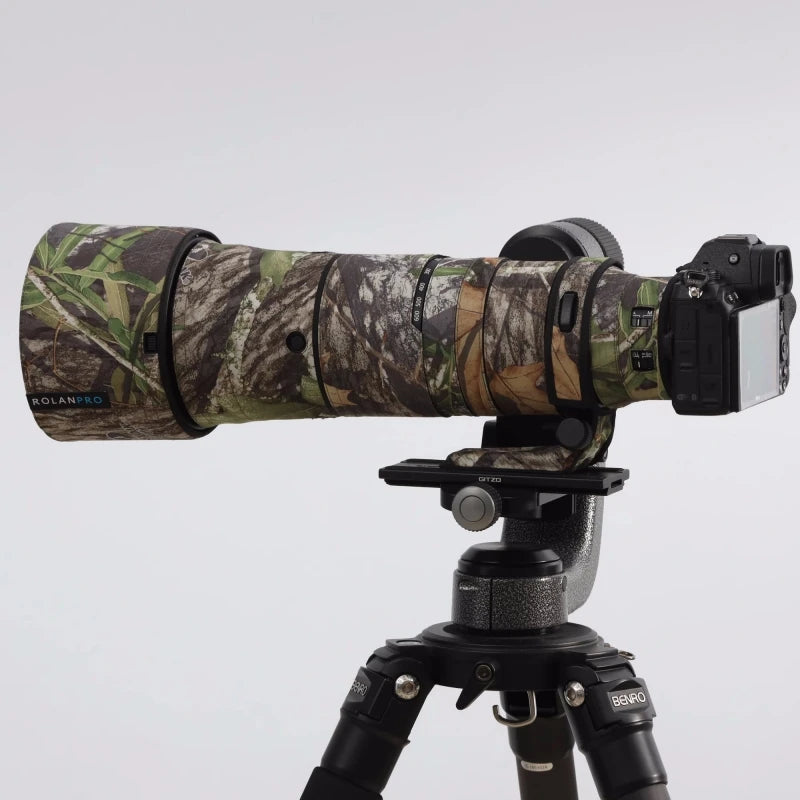 ROLANPRO Lens Coat For Nikon Z 180-600mm F/5.6-6.3 VR Waterproof Protective Case Camouflage Rain Cover Z180-600 Guns Sleeve by MVEnergo
