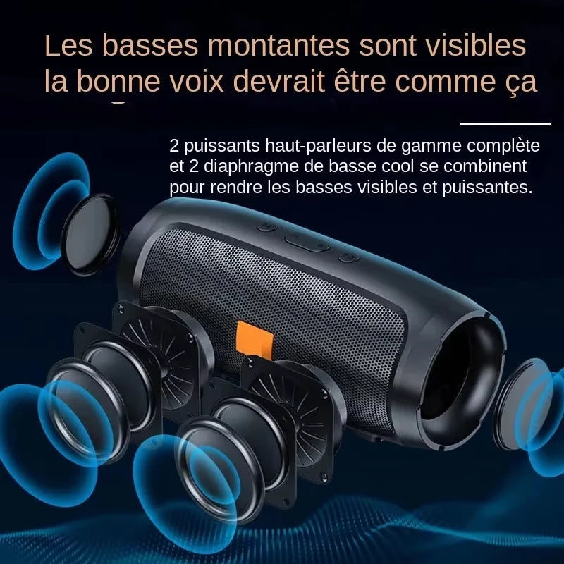 2025NEW XIAOMI Portable Bluetooth Speaker Wireless High Fidelity Surround Sound Box Outdoor Waterproof Camping Party Loudspeaker by MVEnergo