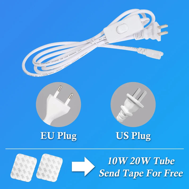 LED Kitchen Light Under Cabinet 10W 20W Led Tube Bar Wall Lamp Ultra Thin Home Bedroom Kitchen Closet Indoor Lighting 220V Room by MVEnergo