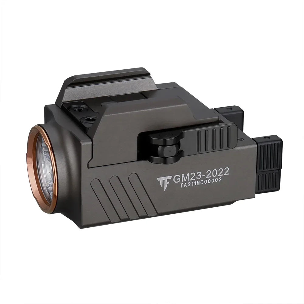 Trustfire GM23 Tactical LED Flashlights Mini Lights 800 Lumens USB Rechargeable Quick Release 1913/GL Rail by MVEnergo
