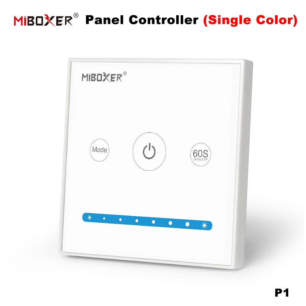 MiBoxer B0 B1 B2 B3 B4 B5 B8 T1 T2 T3 T4 P0 P1 P2 P3 P4 Brightness/CCT/RGB/RGBW/RGBCCT 2.4G Smart Panel Remote Controller Dimmer