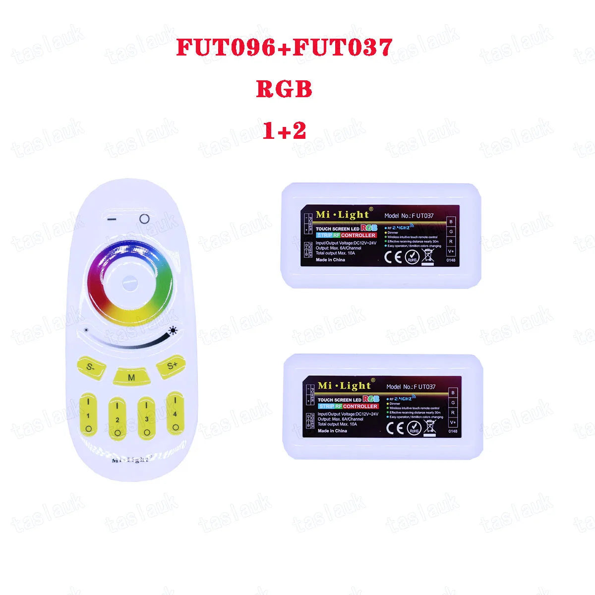MiLight BOXER T4 B4  RGB CCT RGB RGBW CCT RGBWW FUT092 038 096 037 039 Controller DC12-24V RGB+CCT 4-Zone Touch Remote