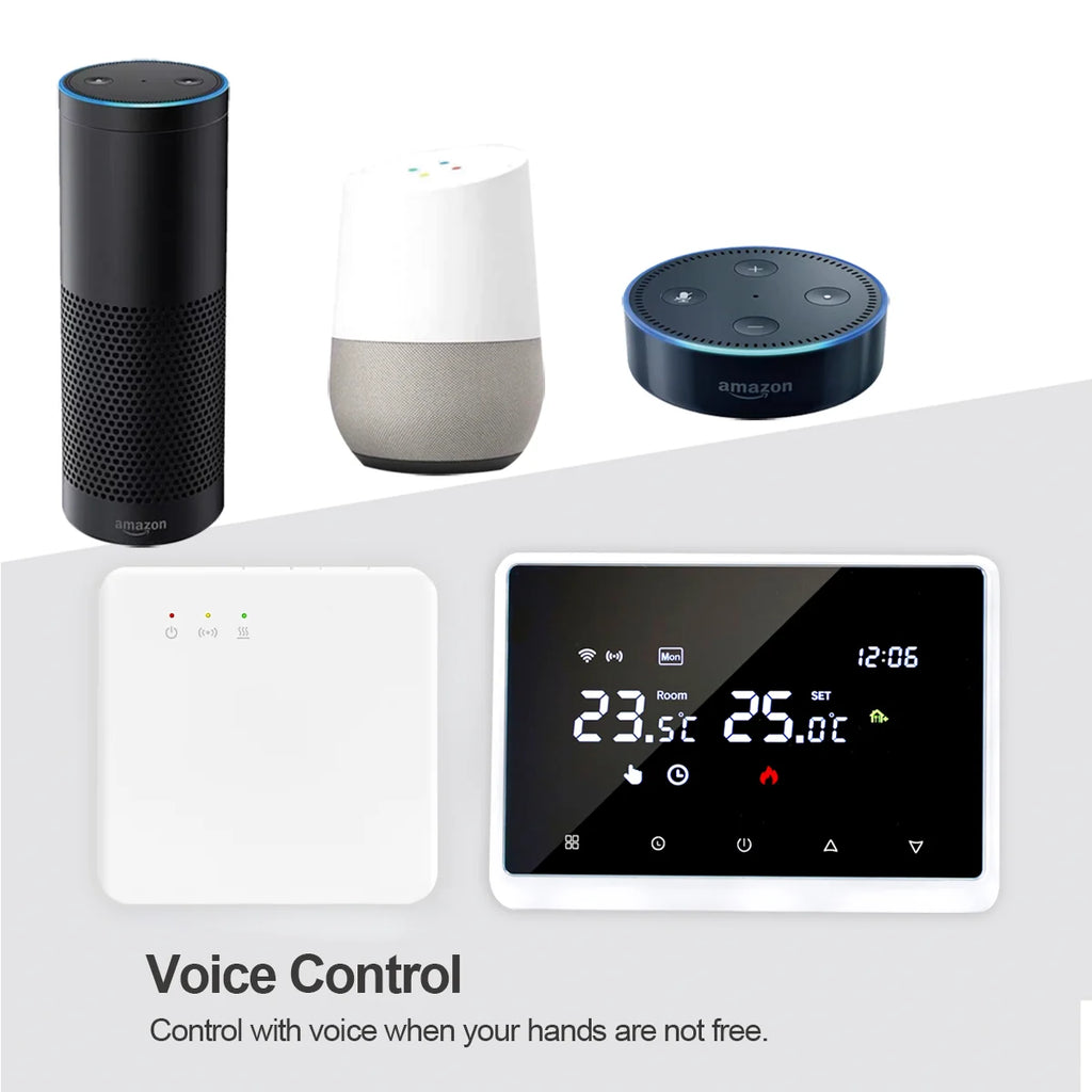 New Tuya Wireless Wifi Thermostat Gas Boiler Battery Operated Wifi Boiler Thermostat Temperature Controller Alexa Google Home