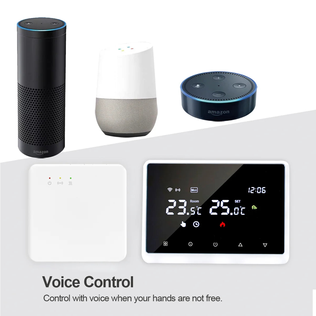 New Tuya Wireless Wifi Thermostat Gas Boiler Battery Operated Wifi Boiler Thermostat Temperature Controller Alexa Google Home
