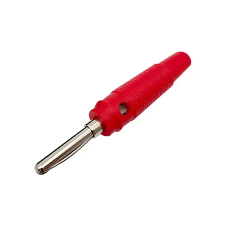 20/100PCS 4mm Banana Plug Connectors Red & Black Stackable High-Current Insulated Plugs with Screw Terminals for Speakers & Lab