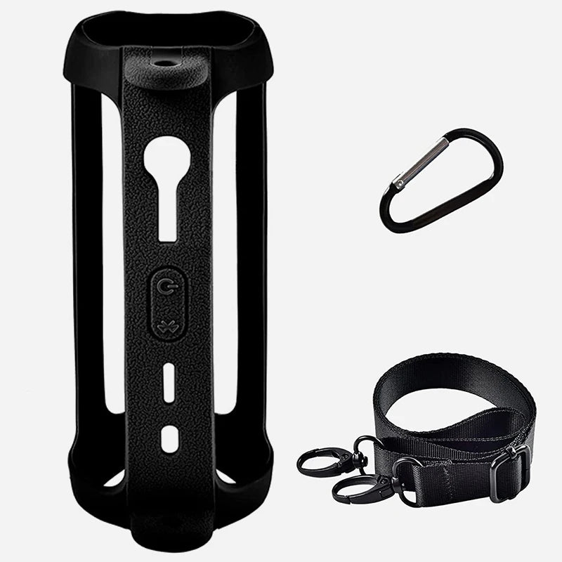 ZOPRORE Silicone Sling Speaker Case Cover for JBL Flip 6 Portable Soft Protective Case for JBL Flip6 Wireless Bluetooth Speaker by MVEnergo