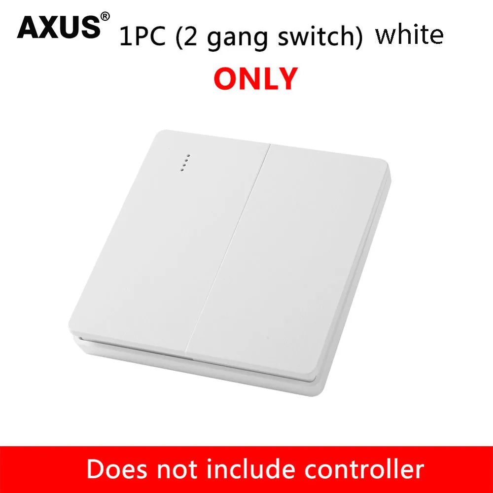 1 2 3 Channel Button 86 Type Wall Panel RF 433Mhz Remote Controller for RF433 Smart Switch RF433 for Home Led Light Lamp Fan