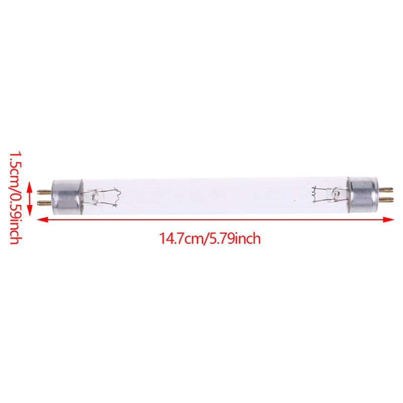 Universal UV Lamp Tube Replacement UV Bulbs BL Lamp Tube Nail Dryer T5 Socket 4W 6W 8W For Mosquito Fly Pest Killer Trap Catcher by MVEnergo
