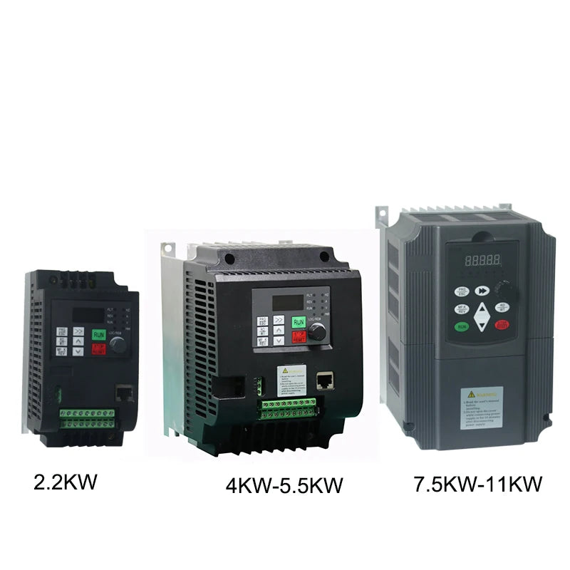 2.2kw/4kw /5.5kw/7.5kw/11kw 220v single phase input 380v 3 phase output AC Frequency Inverter AC drives /frequency converter Nf by MVEnergo