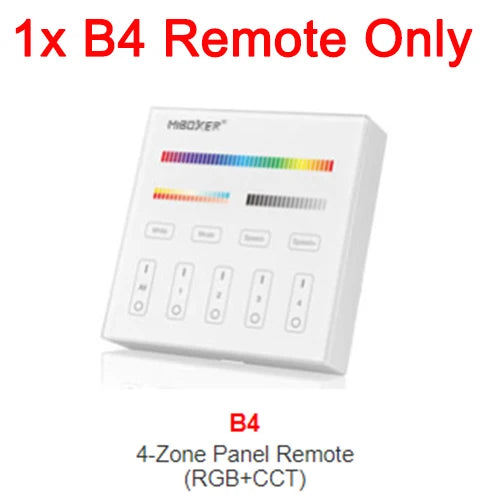 MiBoxer B0 B0-B B1 B1-B B2 B3 B3-B B4 B4-B B8 T1 T2 T3 T4 B5 Brightness/CCT/RGB/RGBW/RGBCCT Smart Panel Remote Controller Dimmer