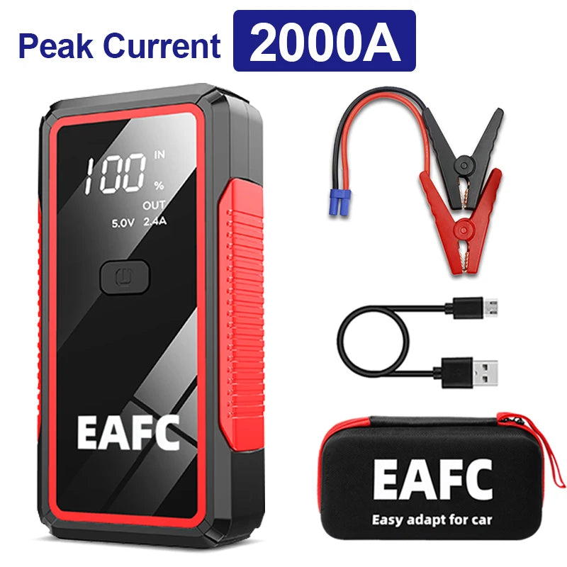 Power Bank 2000A/600A 12V Car Battery Jump Starter Portable Charger Petrol Diesel Auto Starting Device Booster Emergency Starter by MVEnergo