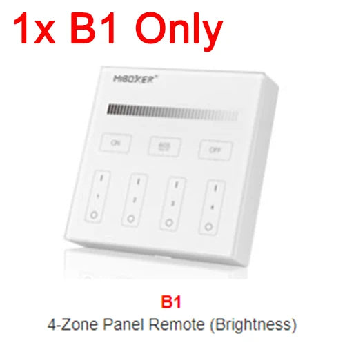 MiBoxer B0 B0-B B1 B1-B B2 B3 B3-B B4 B4-B B8 T1 T2 T3 T4 B5 Brightness/CCT/RGB/RGBW/RGBCCT Smart Panel Remote Controller Dimmer