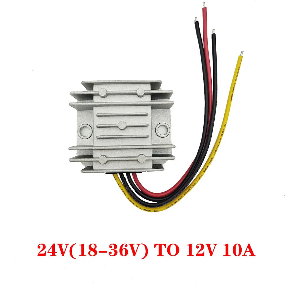 DC 24V 36V 48V 60V 72V 18-90V to 12V 10A 20A 30A 40A DC DC Converter Step Down Voltage Regulator Transformer Car Power Supply by MVEnergo