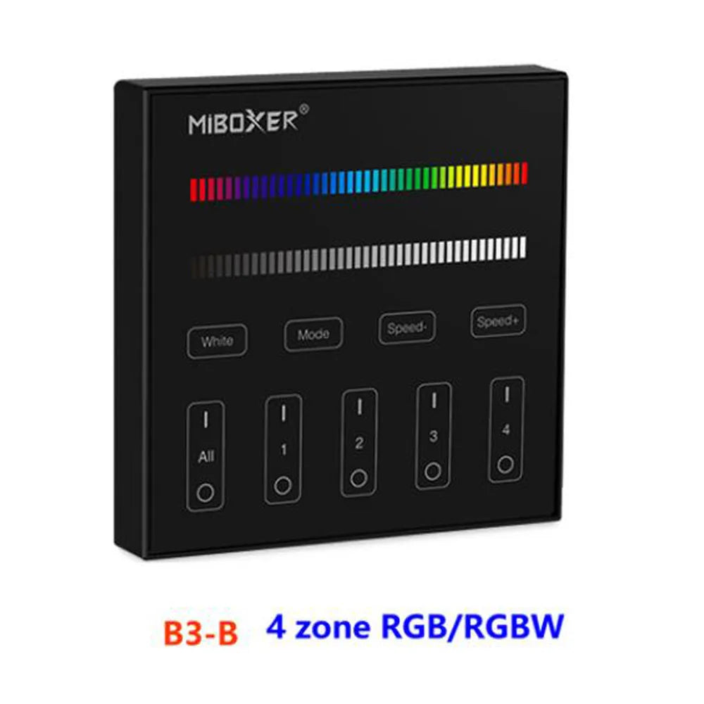 Milight 8 Zone 2.4G WIFI Touch Panel Brightness/CCT/RGB/RGBW/RGBCCT LED Smart Remote Controller dimmer MiBoxer LED Strip Bulb