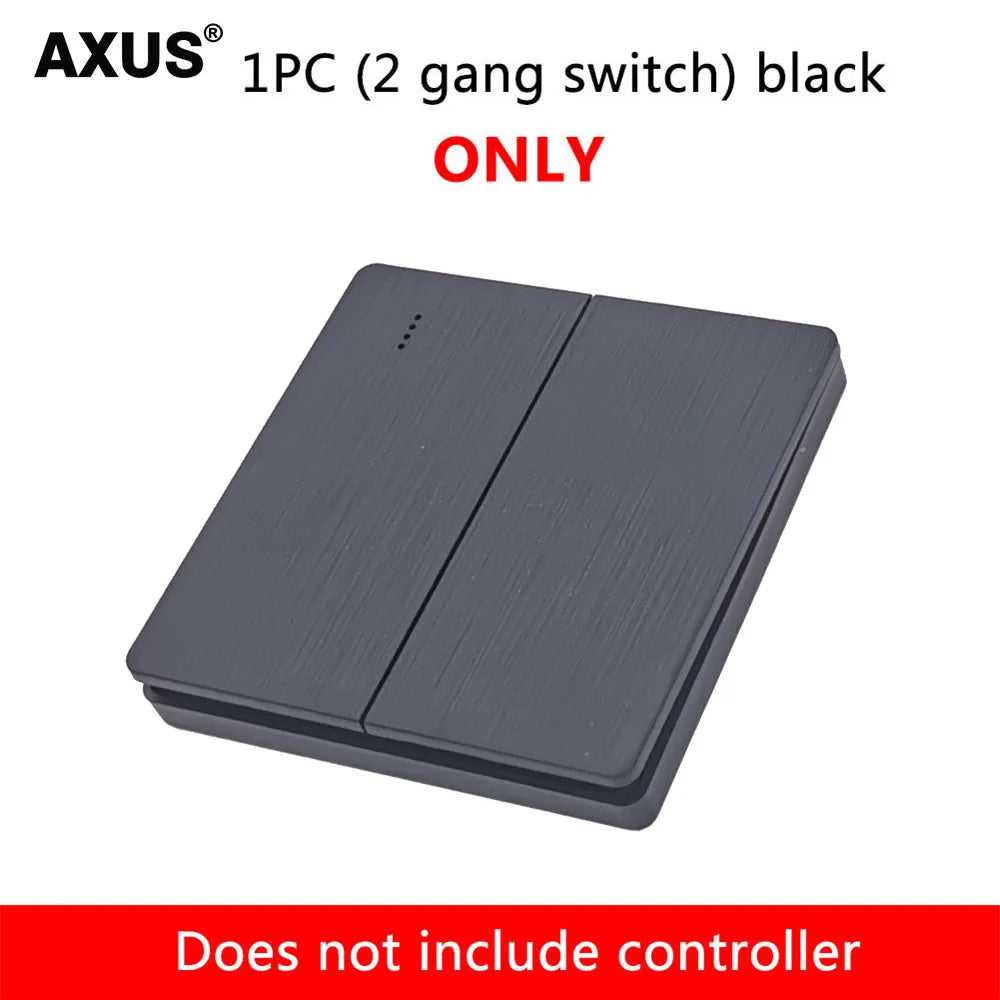 1 2 3 Channel Button 86 Type Wall Panel RF 433Mhz Remote Controller for RF433 Smart Switch RF433 for Home Led Light Lamp Fan