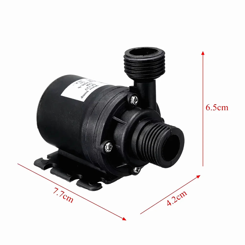 Water Pump 12v High Pressure Ultra Quiet Solar DC 24V Lift 5M 800L/H Brushless Motor Submersible Water Pumps Quick Break Joint by MVEnergo