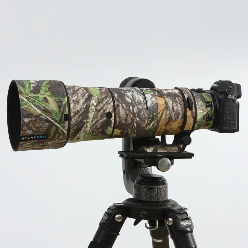 ROLANPRO Lens Coat For Nikon Z 180-600mm F/5.6-6.3 VR Waterproof Protective Case Camouflage Rain Cover Z180-600 Guns Sleeve by MVEnergo
