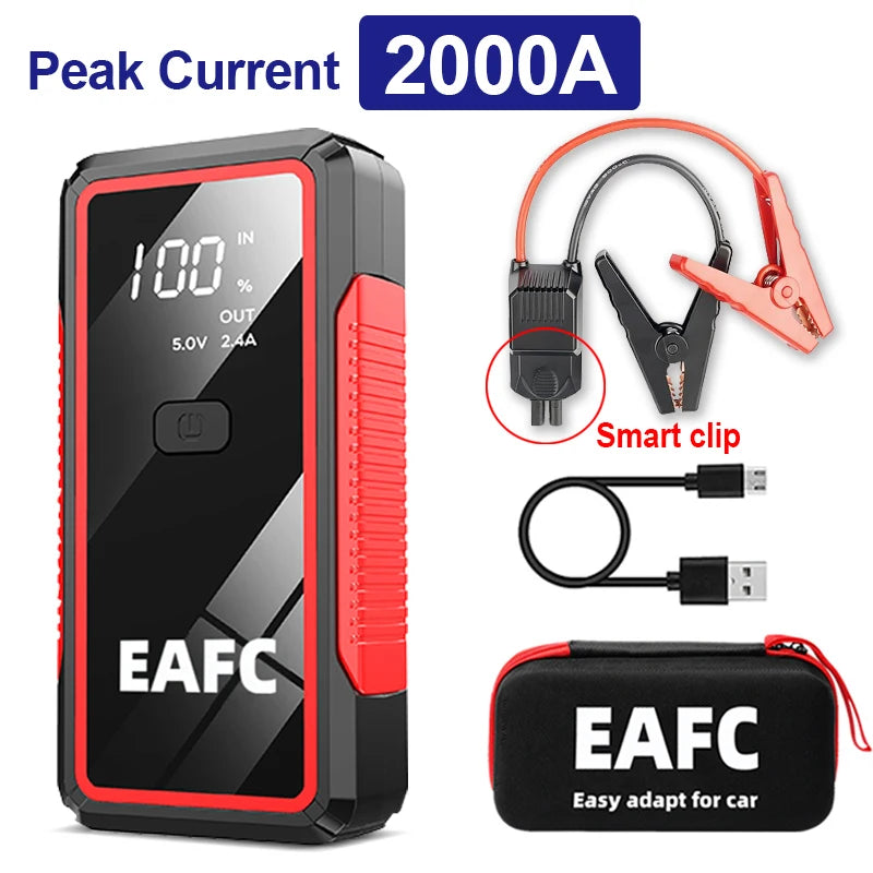 Power Bank 2000A/600A 12V Car Battery Jump Starter Portable Charger Petrol Diesel Auto Starting Device Booster Emergency Starter by MVEnergo