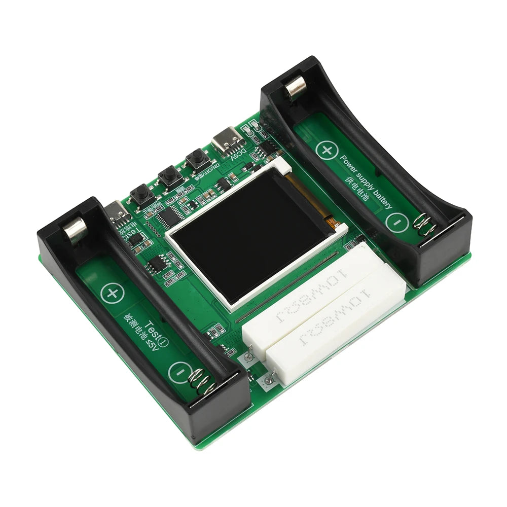 18650 Lithium Battery Capacity Tester Module MAh MWh Digital Battery Power Detector Module 18650 Battery Tester Type-C
