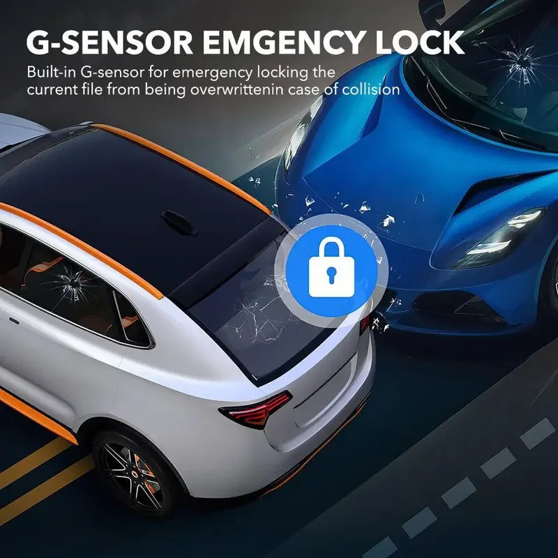 Car Dash Cam 4 Channel Black Box Driving Camera FHD 1080P Front Left Right Rear Night Vision Loop Recording add Hardwire kit by MVEnergo