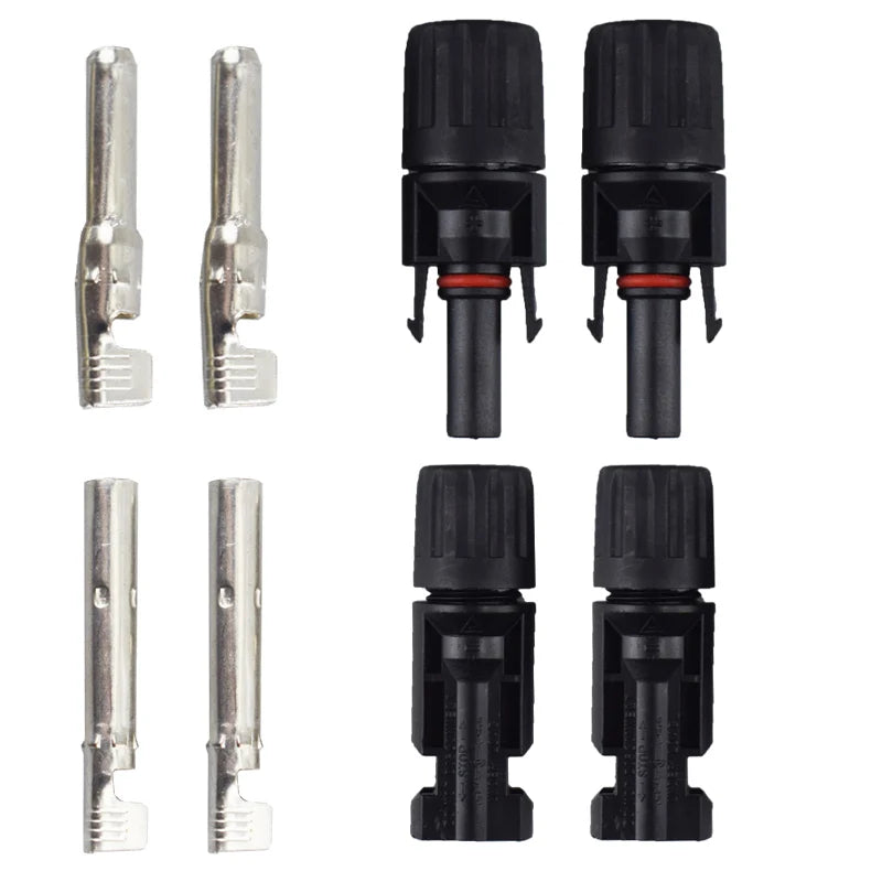 200/100/40/20/10/5 Pcs DC Solar Connector 1000V30A Panel Stecker IP67 waterproof Connectors Kit for PV/MC Cable 2.5/4/6mm2