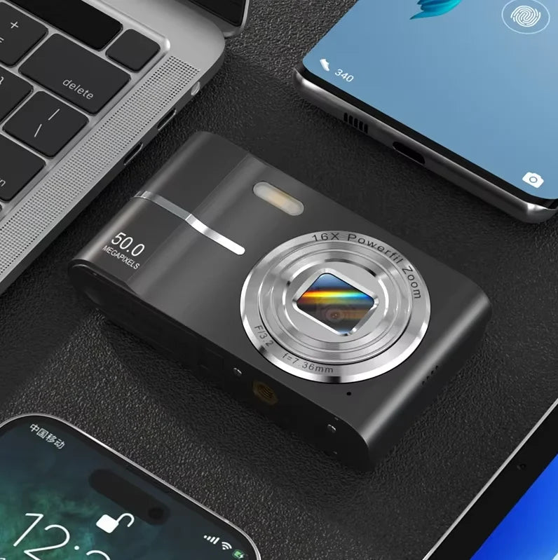 Xiaomi 4K Digital Camera 50MP 16X Student Camera Outdoor Anti-Shake Digital Video Camera Flash Video Recorder Small Video Camera by MVEnergo