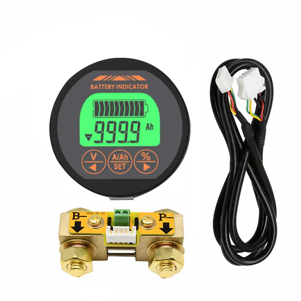 DC 8-80V 50A 100A 350A TR16 Battery Tester Coulomb Counter Meter Battery Capacity Indicator Ammeter Voltmeter Battery Tester