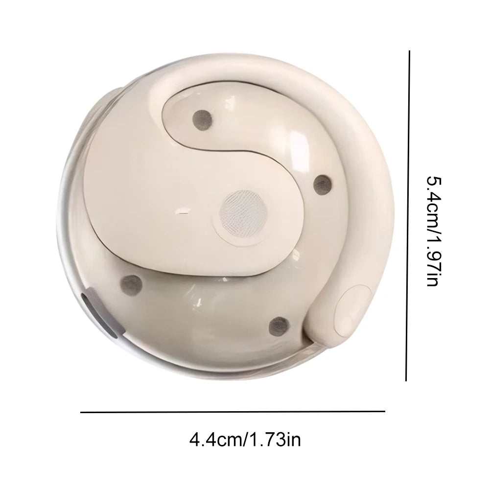 Wireless Bluetooth AI Real-time Language Translation Earphones 144 Languages Ear Hanging Headphone Translator for Travel Busine by MVEnergo