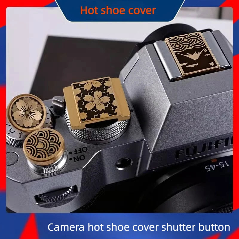 Camera Metal Hot Shoe Dust Cover for Fujifilm XT30II X100V X100F X100S XS10 XT200 XT100 XT30 II XT20 XT10 XT4 XT3 XT2 XE4 XE3 by MVEnergo