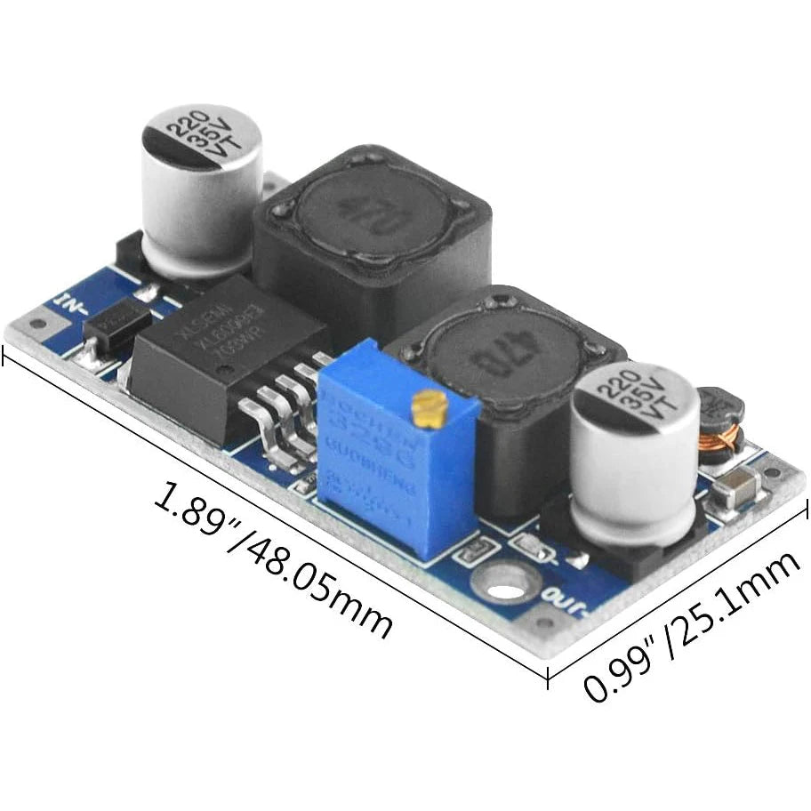 3Pcs XL6009 DC-DC Buck Boost Voltage Converter Power Module 4A 400KHz Adjustable Switch Module 3.8-30V to 1.25-35V Power Supply by MVEnergo