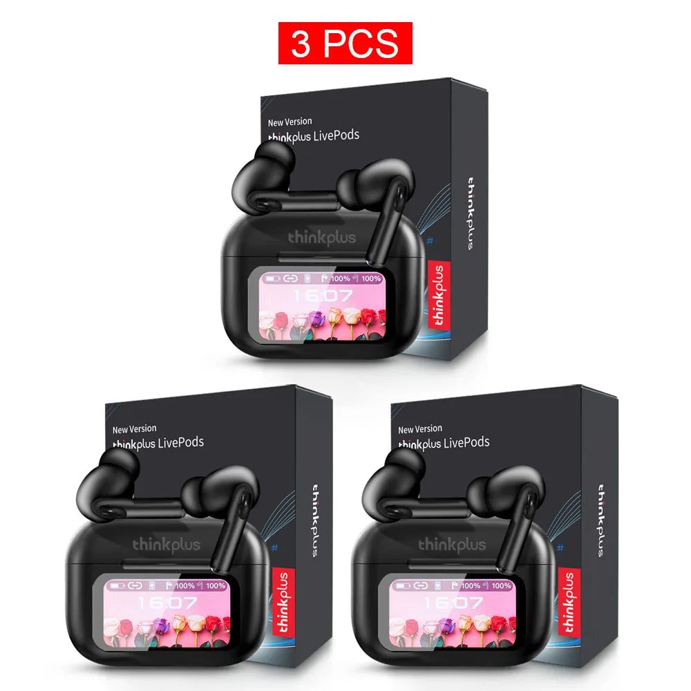 Original Thinkplus TWS Wireless Bluetooth Earphones Noise Canceling Headsets Full Color Touch Screen Headphones Hi-Fi Earbuds by MVEnergo