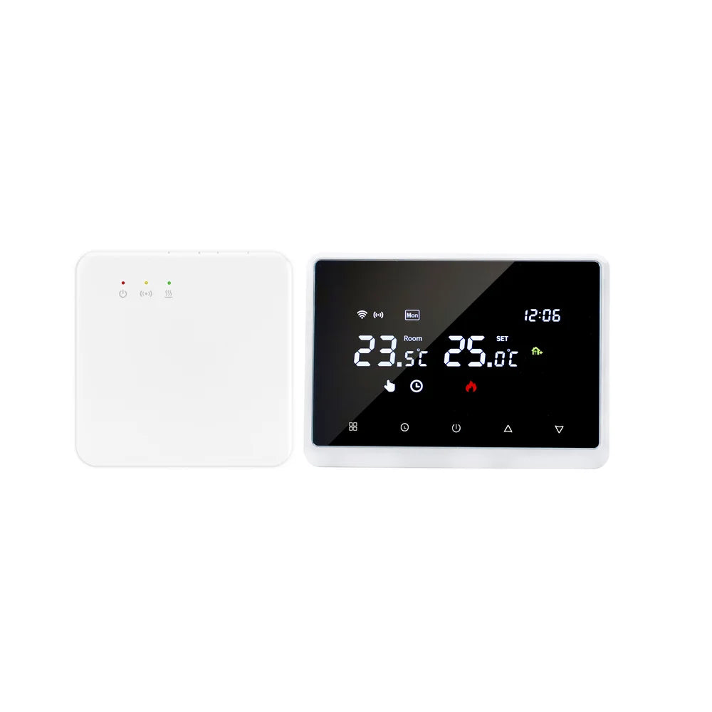 New Tuya Wireless Wifi Thermostat Gas Boiler Battery Operated Wifi Boiler Thermostat Temperature Controller Alexa Google Home