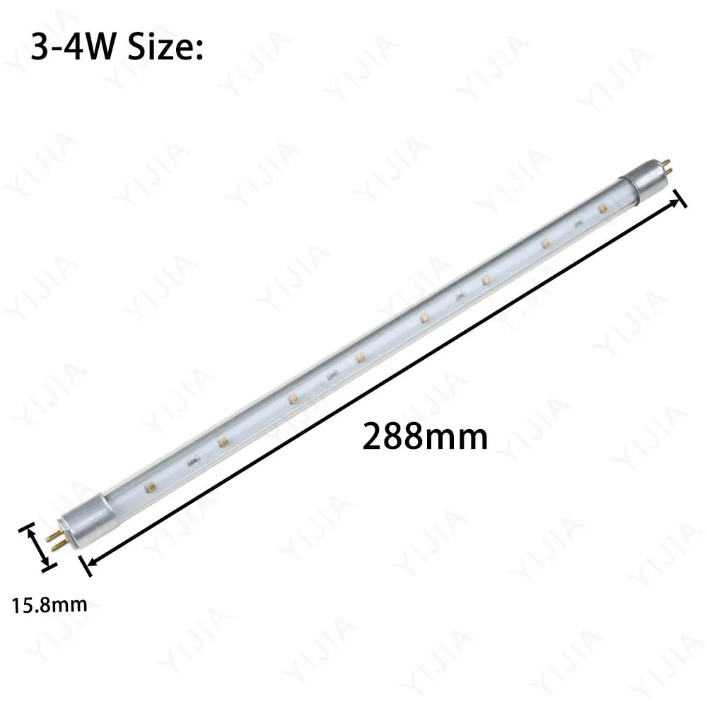 High Quality T5 Deep UV LED Ultraviolet Tube Lamps 270nm 280nm UVC with UVA 12V 24V For Purification Disinfection Sterilization by MVEnergo